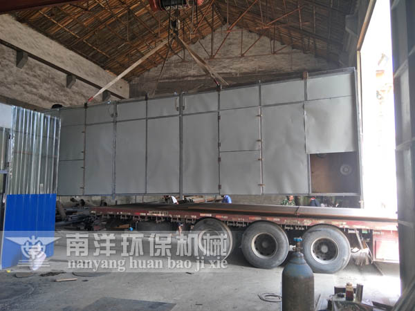 中藥材烘干機裝車發(fā)貨